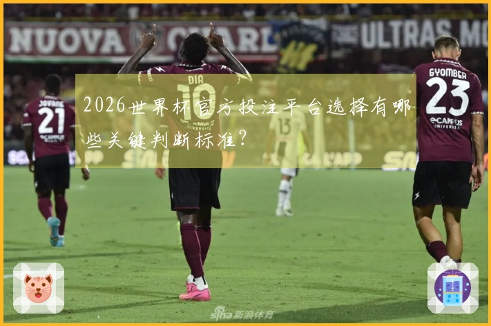2026世界杯官方投注平台选择有哪些关键判断标准？