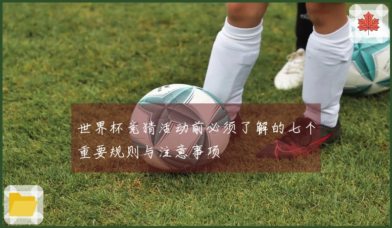 世界杯竞猜活动前必须了解的七个重要规则与注意事项