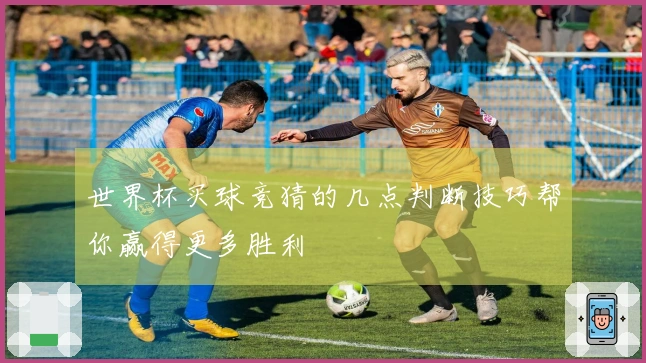 世界杯买球竞猜的几点判断技巧帮你赢得更多胜利